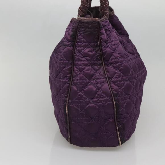 DIOR Canage Tote Bag Nylon Purple Silver - Picture 4 of 12